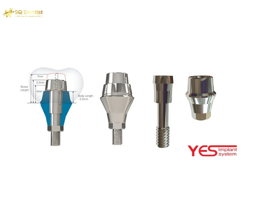 Cấu tạo trụ implant Yes Biotech được thiết kế tinh gọn nhưng đem lại hiệu quả phục hình cao