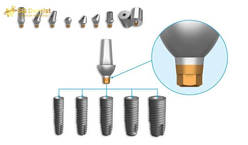 Trụ Osstem có cấu tạo thông minh giúp tăng khả năng tích hợp xương